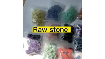 Natural Rough Crystal  Pendant Irregular Raw Gemstone Pendant With Black Rope1