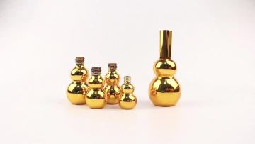 Gourd Shape Glass Bottle