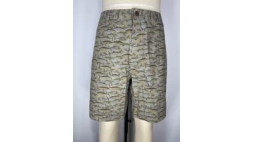 Men's Full Shark Print Shorts