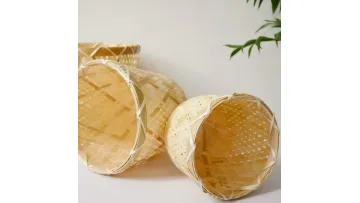 Bamboo Woven Hotel and Home Storage Box Laundry Basket1
