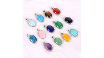 2025 New Designs High Quality Crystal Healing Gemstone Crystal Tumble Stone Pendant for Gift1