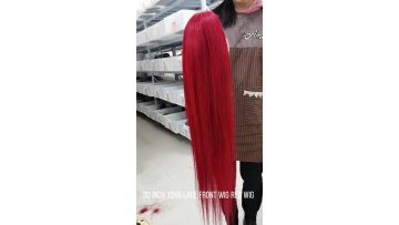 100% human virgin hair lace wigs vendors wholesale red lace front Brazilian wigs pre plucked raw Brazilian transparent lace wig1