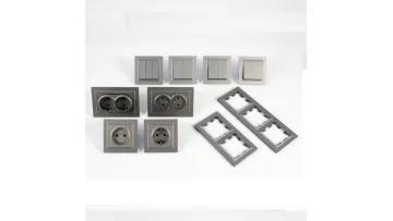 Elendax Single-Button Switch 10A with Frame White1
