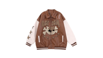 High Quality Custom Mens Polyester Leather Bomber Embroidery Jacket for Men1