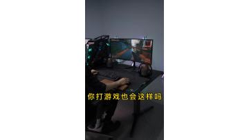 adjustable height game standing desk.mp4
