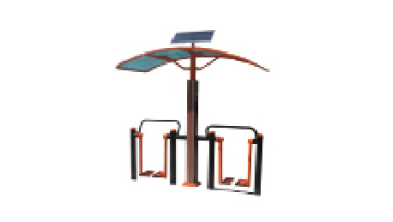Outdoor Entertainment High Quality Customized Smart Sports Park Fitness Equipment Solar Panel Smart Spacewalker1