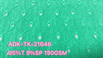 Keqiao Factory Light Weight Polyester Spandex Knit French Crepe Fabric, Warp Moss Fabric For Clothing1