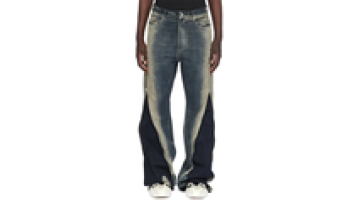 Latest Design Mens Stacked Denim Baggy Jeans Jean Cargo Denim Pants for Men1