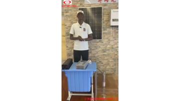 water pump with solar panels