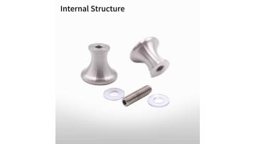 SVA-B0322C Bathroom Hardware Brass Shower Glass Door Knobs
