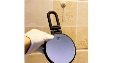Folding double sides handheld mirror