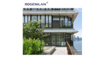 Residential high quality securited aluminum windows and doors insulated big panel glass windows1