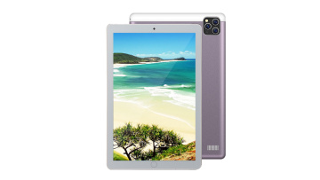 The X101 tablet quickly displays the video