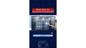 What does an interactive board do