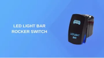 Laser Backlit Rocker Switch Kit on/off Interior Light 20A 12V LED Light1