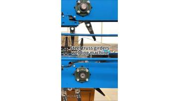 Steel truss girders welding machine
