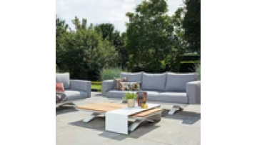 Free sample Hot sale  High density sponge Metal  Aluminum alloy  Waterproof  Hotel Patio Garden  Outdoor sofa1