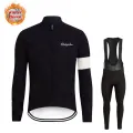 2020 New Raphaful Winter Thermal Fleece Long Sleeve Jersey Men's Ropa Ciclismo Cycling Set MTB Cycling Clothing Bib Pants Set