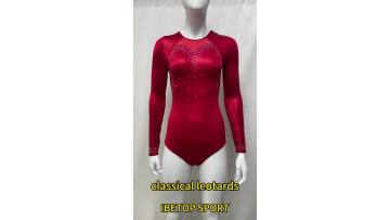 rhinestones gymnastic leotards