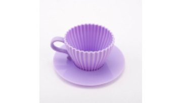 LD-Y010 Silicone cake cup non-stick cake cup diy kitchen cake baking silicone mold  random color1