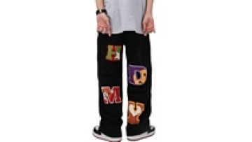 Custom Men Loose Multi Pocket Wide Leg Cargo Baggy Hip Hop Long Pants slacks  sweatpants Flared Sweatpants Manufacturers1