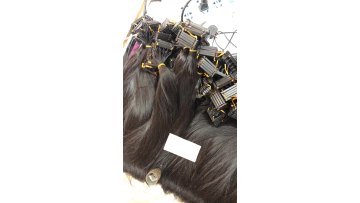 Double Drawn Pre-bonded 6d Hair Extensions Brazilian Natural Cuticle Aligned Remy Virgin 100% Human Hair1