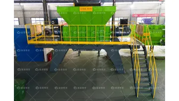 Large Shredder Metal Plastic Scrap Iron Shredder Single Double Shaft Rubber Metal Tire Crusher1