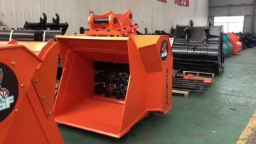 5 -40 Ton Skid Steer Excavator Rock Crusher Bucket