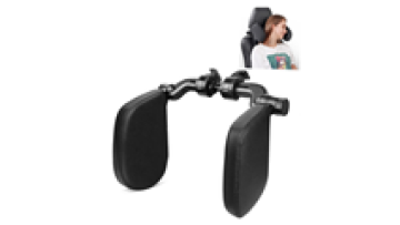 Adjustable Leather Car Seat Headrest Pillow with U-Shaped Design for Travel1