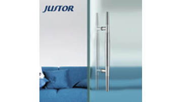 Stainless Steel H-Shaped Glass Door Handle for 8-12mm Tempered Glass (201/304/316, Satin/Polished/Black/Gold)1