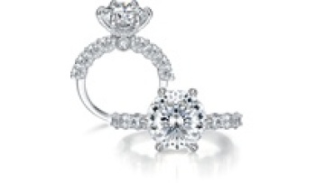 High-Quality D Color Round Cut 925 Sterling Silver 5 Carat Moissanite Wedding Engagement Ring for Women1