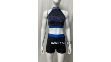 Rhinestones cheer practice wear
