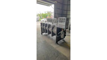 Paddle dyeing machine