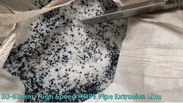 20-63mm high speed PE pipe extrusion line 