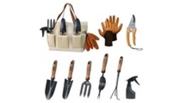 9 PCS Heavy Duty Garden hand Tool Sets Gardening Hand Tool Gift Kit Gifts for Women & Men garden tools equipment1