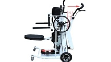 Manual Standing Wheelchair for Osteoporosis, UTI, and Joint Contractures Prevention - BZ-TH5021