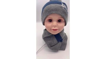 CF-T-0010 knitted hat scarf and gloves (1)