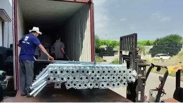 hot dip galvanzied post for 358fencing