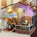 Diy Doll House Wooden Diy Crafts Miniature Dollhouse Furniture Kit Diy Toy House For Boy & Girl Educational Diy Toy Craft