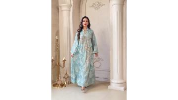 Beaded Jalabiya Abaya AB556