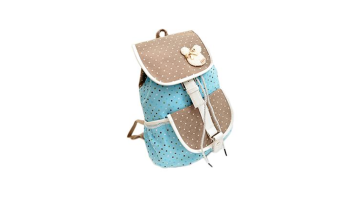 wholesale waterproof custom cute canvas school bag for high school girls1