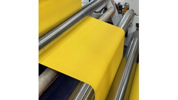 LIVITE 420gsm yellow PVC high polyester coating for bag materials is in production.