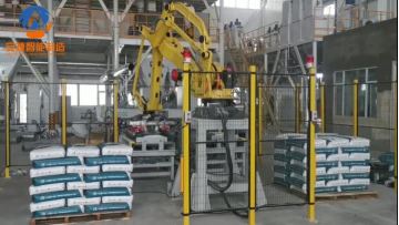 Robot palletizing