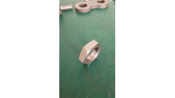 Large stainless steel nut