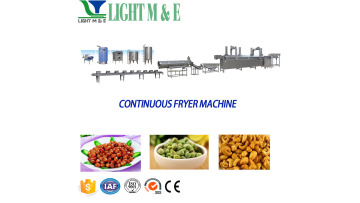 Continuous frying machine