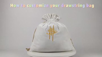  Cotton-canvas Drawstring Bags