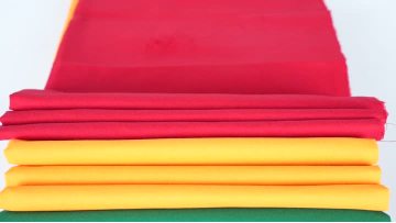 polyester with cotton