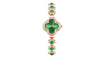 women's crystal clover Quartz Watches