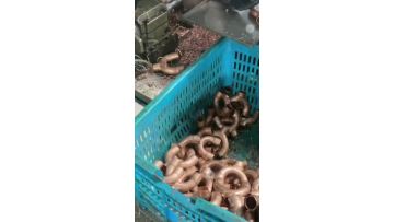 Y copper tee chamfering