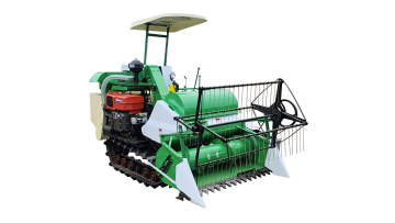 4LZ-1.0V combine harvester with vibrating screen